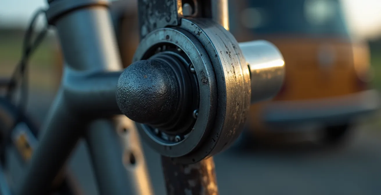 Hochwertige E-Bikes mit VdS-Schlössern am Heckträger gesichert